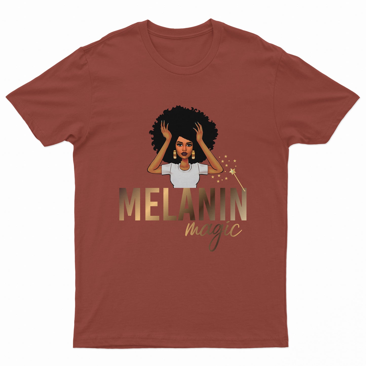 Melanin Magic Woman T-Shirt