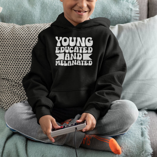 Young Educated And Melanated Youth Hoodie