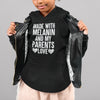 Made With Melanin And My Parents Love Youth Hoodie