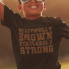 Beautifully Brown Fearlessly Strong Youth T-Shirt